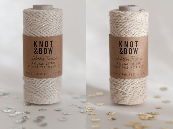 A unique line of stationery goods including gift wrap glitter twine oh my