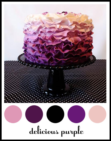 Purple is a popular color this wedding season practically every one of our