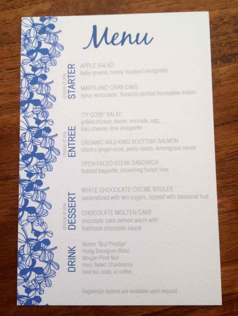 Robek Menu