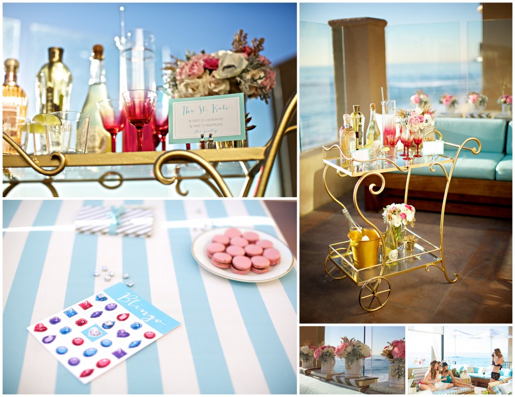 what's a day poolside without your own personal bar and blingo?!