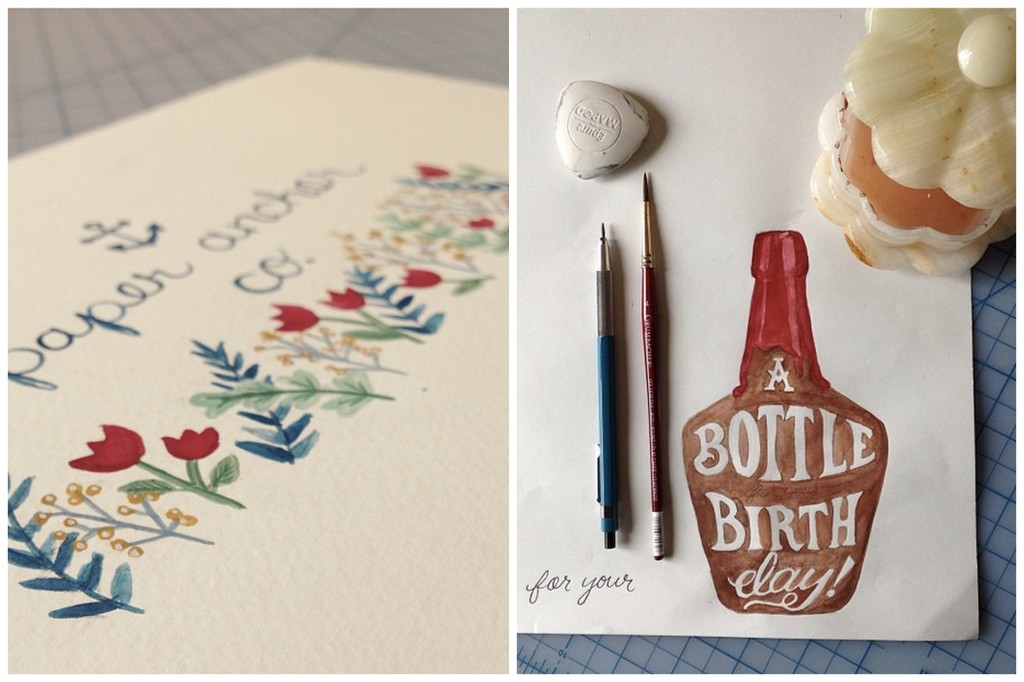 Paper Anchor Co. illustrations in progress