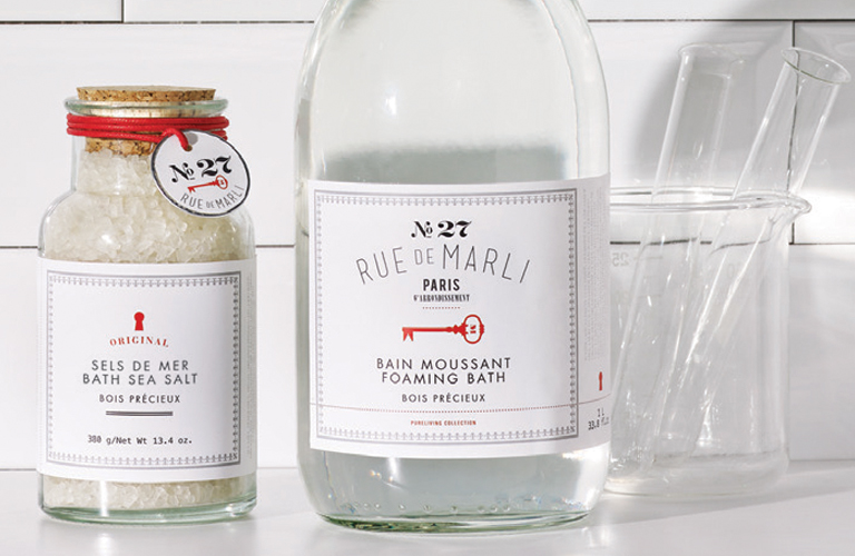 Rue de Marli No. 27 | Bath Sea Salt and Foaming Bath