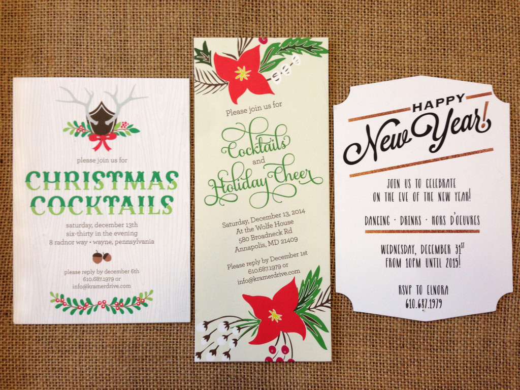 remember - snail mail rules and email drools! choose from tons of great invitation designs for this year's holiday party