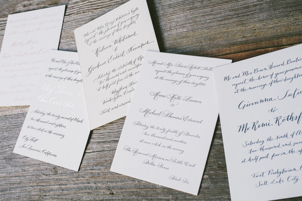 Letterpress and Calligraphy, Oh My!